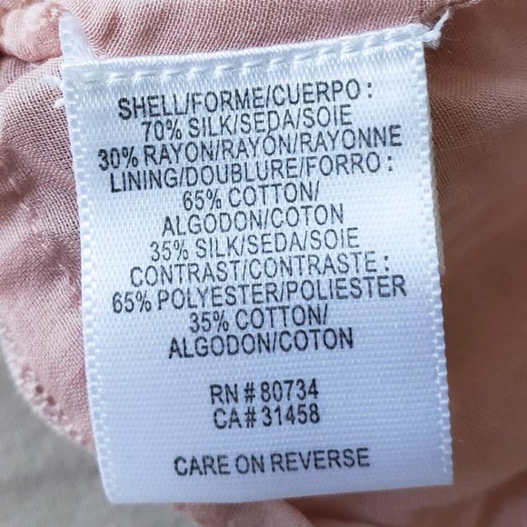 NWOT BCBGMaxAzria Runway Pink Silk Chiffon Dress - Picture 8 of 8